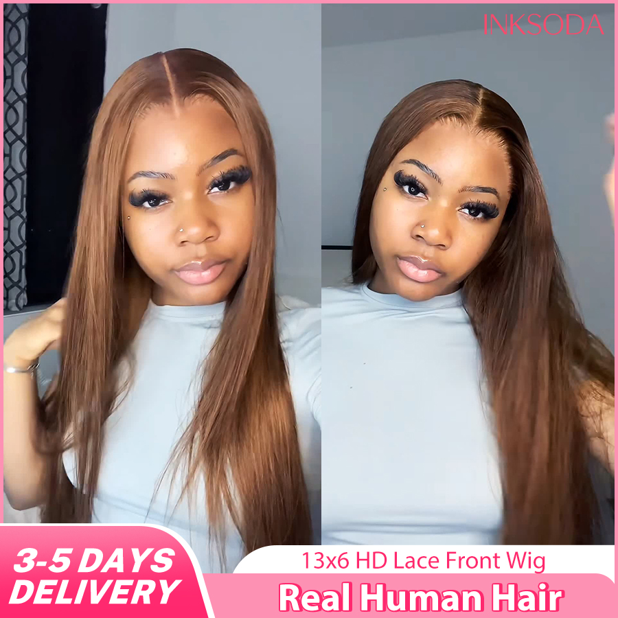 Lace Front Wigs - Parrucca in Capelli Umani Lisci Color