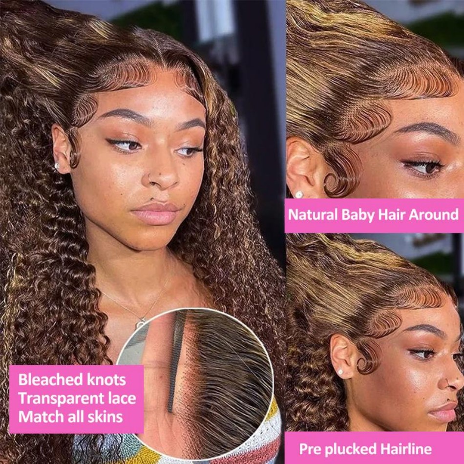 427 Evidenziare Ombre Parrucca - Hd Lace Frontal Wig Human Hair Pre Plucked recensione e prezzo