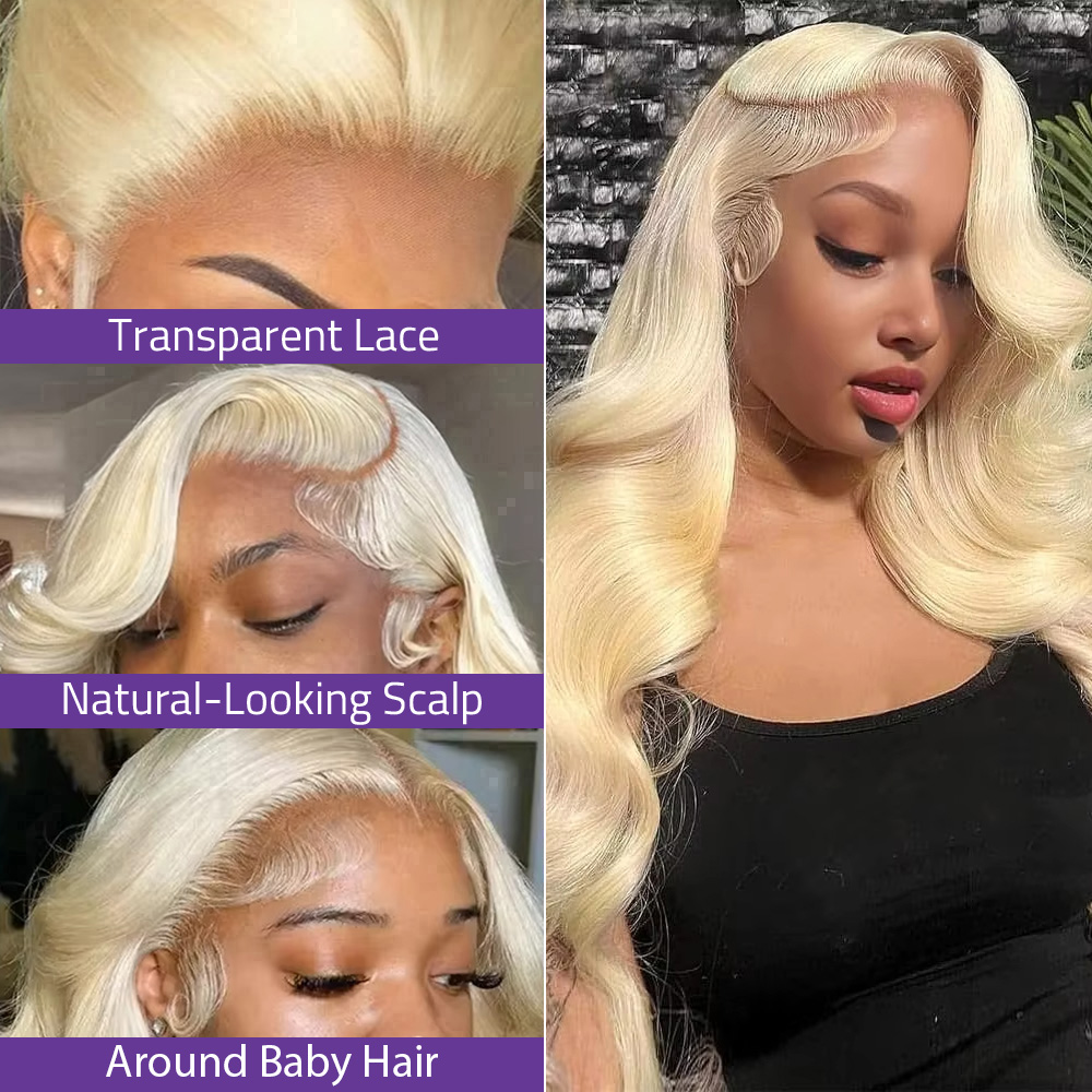 Parrucca con frangia in pizzo, - 613 Blonde Body Wave Lace Front Wig recensione e prezzo