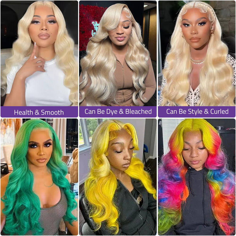 Parrucca con frangia in pizzo, - 613 Blonde Body Wave Lace Front Wig recensione e prezzo