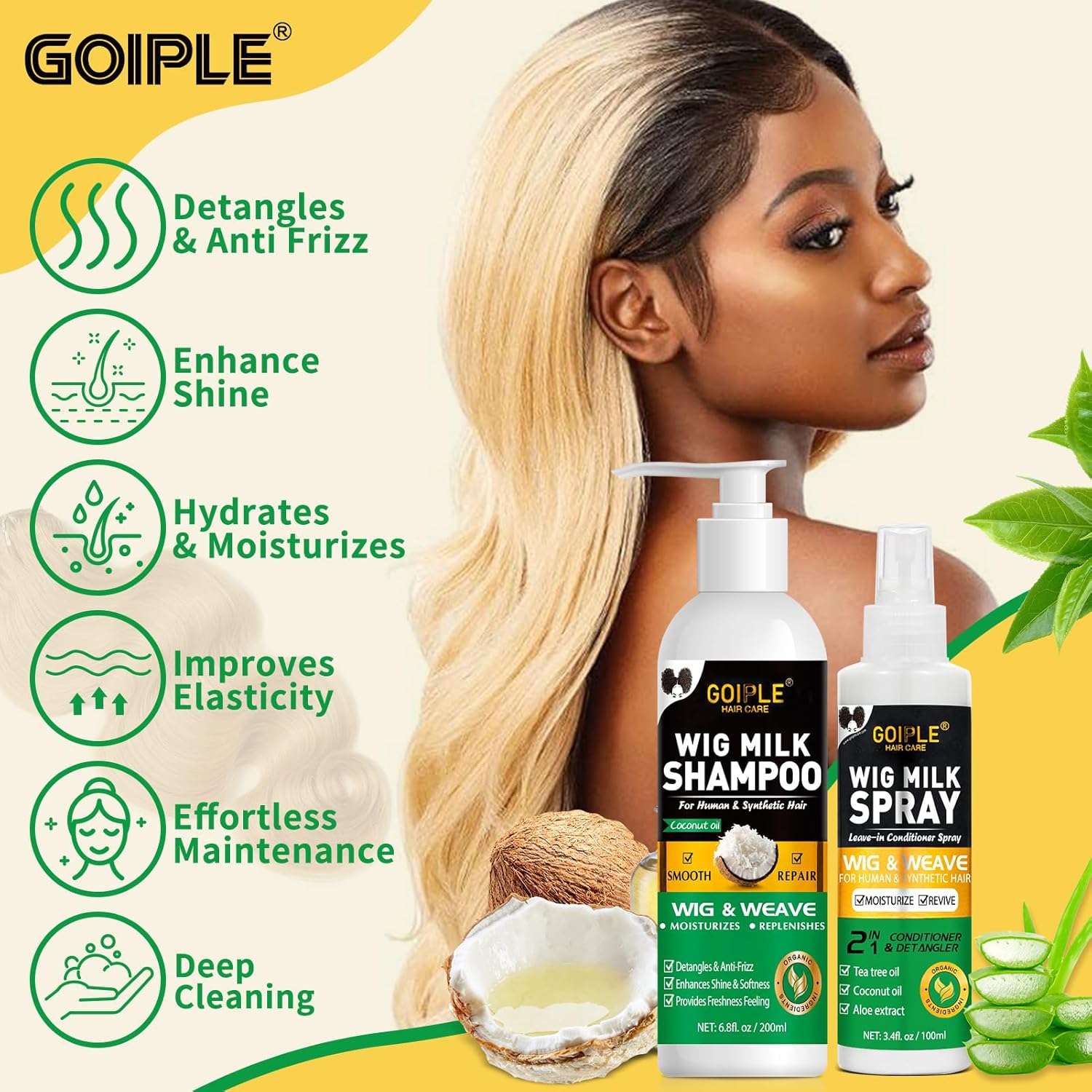 GOIPLE Kit 3 in 1 per la Cura  - Lace Front Wigs recensione e prezzo