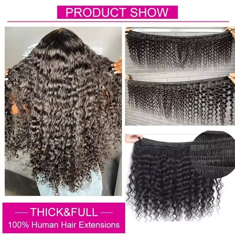 Capelli Umani Vergini Brasilia - Deep Wave 3 Bundles With Closure recensione e prezzo