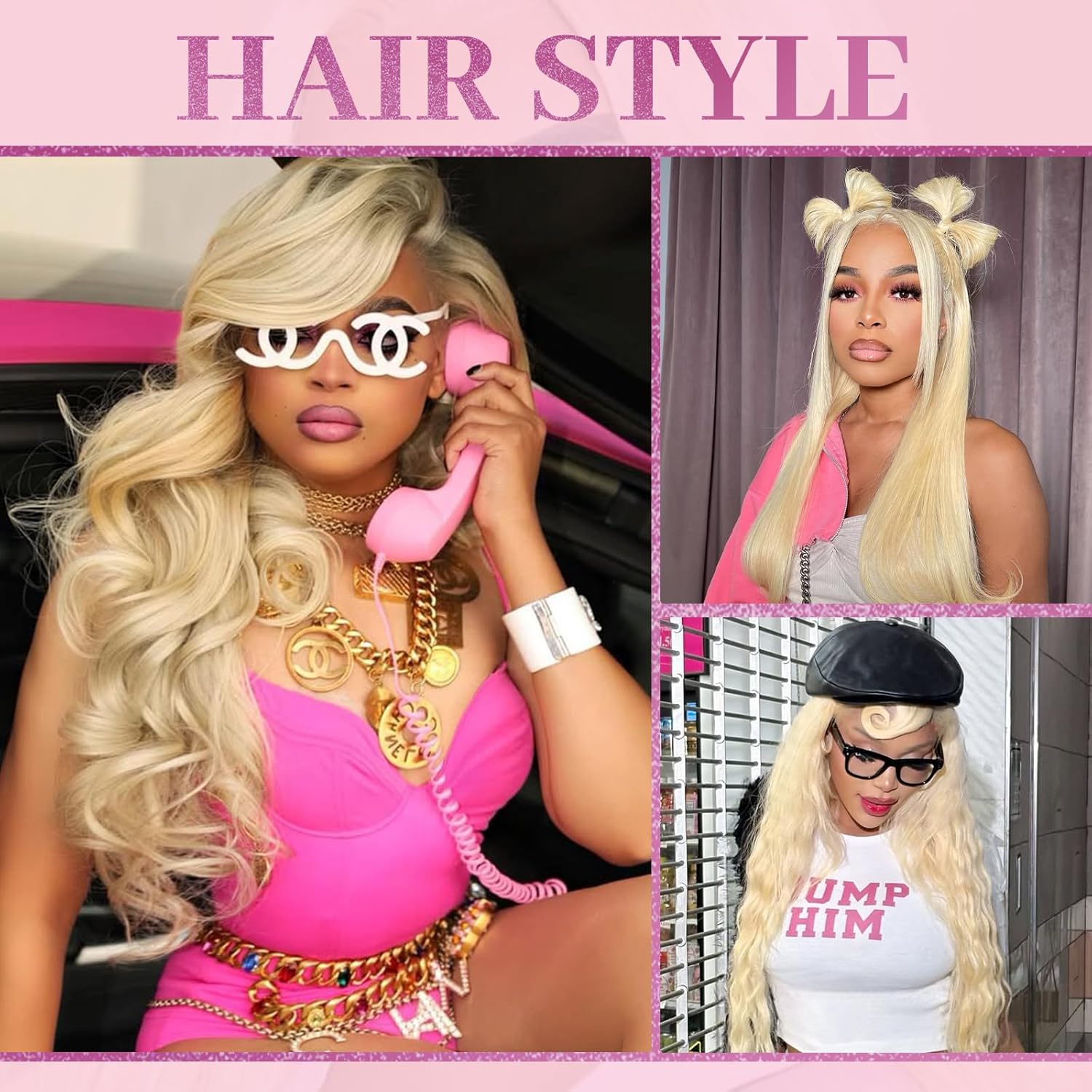 Parrucca bionda 613 con fronta - 613 Blonde Body Wave Lace Front Wig recensione e prezzo